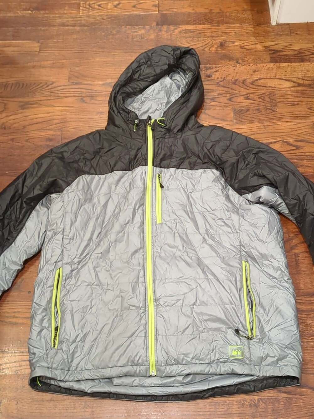 REI Co-op Packable Insulated Jacket Size XL Gray Primaloft